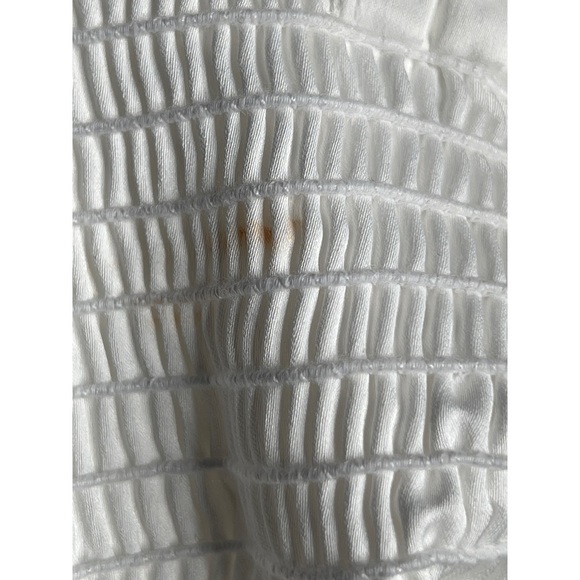 Show Me Your Mumu Garden Midi Dress Ivory Luxe Satin M - Picture 6 of 9